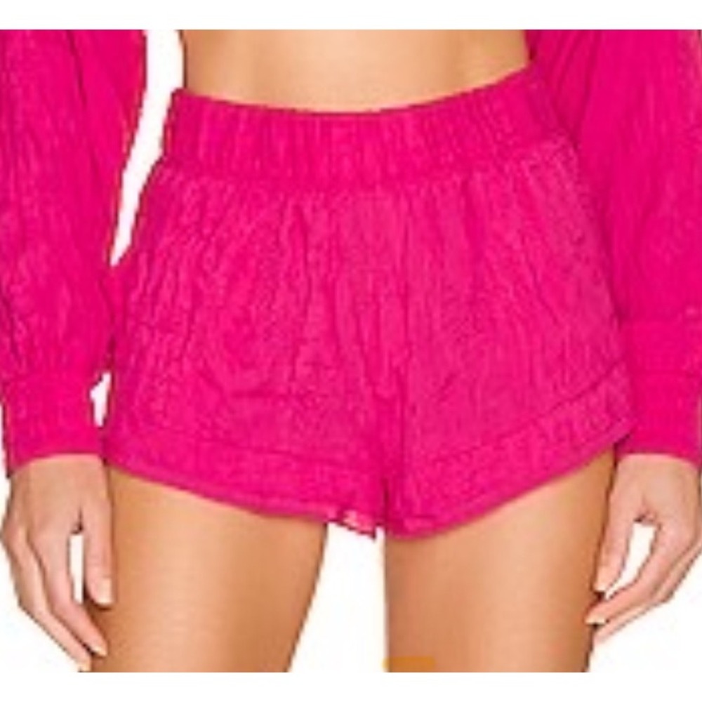 FP Movement Shorts Hot Pink XS Athletic Lounge Boho Preppy Active Running